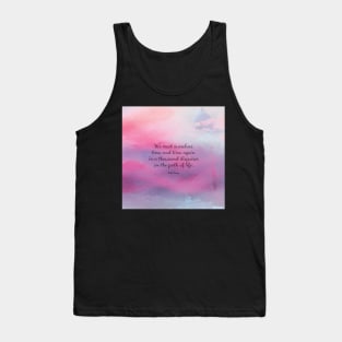 We meet ourselves time and time again in a thousand disguises on the path of life. Carl Jung Tank Top